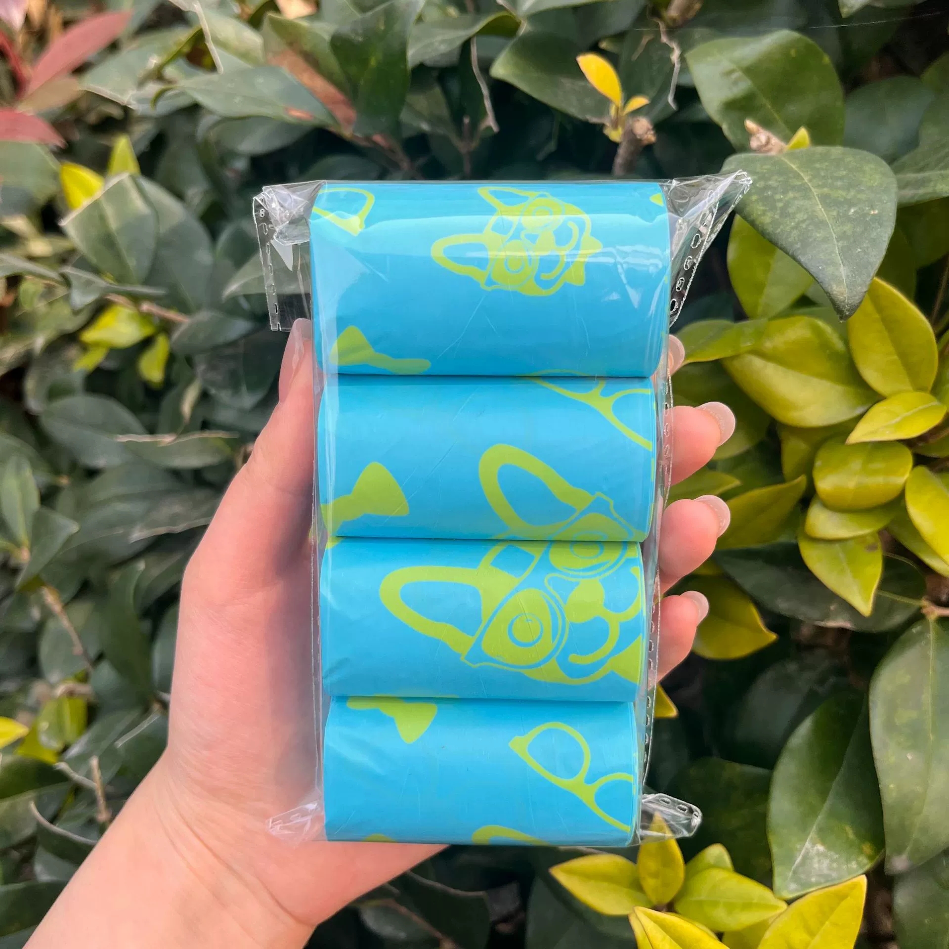 flower blue dog 4 rolls 60 bags 1.6 silk
