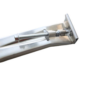 ไม้แขวนรางน้ำแบบซ่อน6 "แบบขันเร็วไม้แขวนเสื้อหลังคาฝนแบบ K - Product Image 2