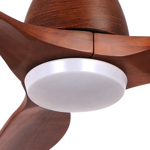 <span class=keywords><strong>Ventilador</strong></span> <span class=keywords><strong>de</strong></span> <span class=keywords><strong>Techo</strong></span> LED Interior <span class=keywords><strong>de</strong></span> 52 Pulgadas <span class=keywords><strong>con</strong></span> <span class=keywords><strong>Luz</strong></span>, Diseño <span class=keywords><strong>de</strong></span> 3 Aspas <span class=keywords><strong>de</strong></span> Madera Maciza, Control Remoto, Instalación en Caja - Product Image 3