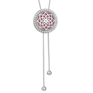 สร้อยคอแฟชั่นสไตล์ใหม่ สร้อยจี้น้ำมันหอมระเหย สร้อยแบบโซ่ลายงู พร้อมพู่ห้อยยาว สำหรับผู้หญิง - Product Image 6