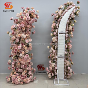 Arco de Boda Personalizado con Rosas Artificiales de Seda, 1.8-2.4m, Arco de Flores para Decoración de Bodas - Product Image 6