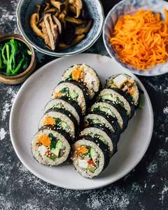 Prix de gros, 64 paquets/boîte de carton O'food, algues marines/mini wraps de riz 10g pour Kimbap, Sushi, etc. Fournisseur Vietnamien, haute qualité - Product Image 2