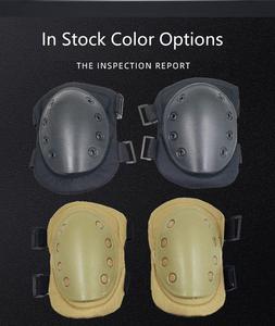 Bantalan Lutut & Siku Dapat Disesuaikan 4 Buah Set Pelindung Siku Lutut Olahraga Dewasa Pelindung Taktis - Product Image 3