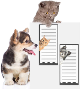 Bloc-notes autocollants Myway 2026 avec animaux mignons, personnalisables avec logo, aimant de réfrigérateur, pour la famille <span class=keywords><strong>et</strong></span> l'école - Product Image 1
