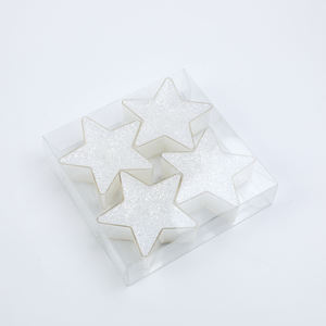 批发廉价定制石蜡手工星形茶蜡香薰蜡烛，用于家居空气清新和装饰 - Product Image 5