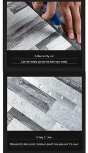 Il Design autoadesivo in alluminio a mosaico un colore tre stili è adatto per pareti interne, pareti di sfondo e scrivanie anteriori - Product Image 6
