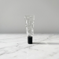 Nouveau Flacon Pulvérisateur Portable 10 ml à Brume Fine du Fabricant, Flacon Roll-on en Verre Dépoli Gris, Flacon de Parfum en Verre en Forme de Tube de 10 ml