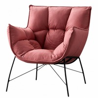 Canapé de salon moderne en gros avec structure en fer et revêtement en tissu, plusieurs couleurs, pour salon et bureau, approvisionnement direct usine