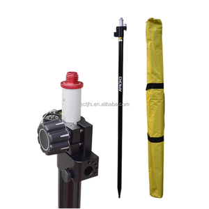 Poste topográfico de fibra de carbono universal 2,2 m tornillo de bloqueo telescópico RTK GPS poste para equipos topográficos - Product Image 6