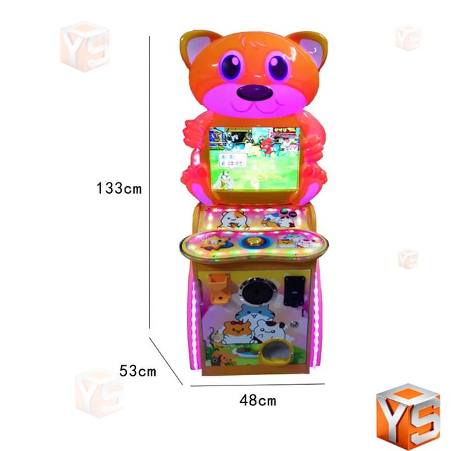 ZDYS Children's Racing Game Machine Classic Design Coin Operated Arcade Board for Kids' Street Shop Entertainment