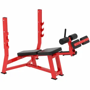 Commercial Gym Exercise Equipment Adjustable Weight Bench with Decline Multifunction Commercial Decline Bench