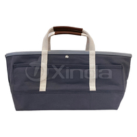Fourre-tout utilitaire OEM pour fournitures de jardinage Sac de jardin en toile robuste de grande capacité avec doublure en PVC
