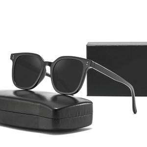 Lunettes de soleil noires Gm unisexes, monture PC, protection UV400, type 3, avec boîte, pour hommes et femmes - Product Image 1