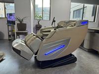Fauteuil de massage électrique intelligent avec chaleur, luxe, avec fonction Shiatsu, fabriqué en usine, 3D 4D, zéro gravité, spa complet du corps, piste SL
