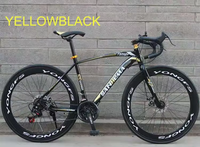 Vélo de route 700C 21 vitesses en alliage d'aluminium, vélo de course pour homme, possibilité de personnalisation OEM, frein à disque, vélo de route pour homme