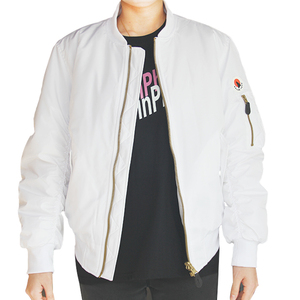 เสื้อแจ็คเก็ตบอมเบอร์ <span class=keywords><strong>MA</strong></span>-1 ผ้าซาตินแฟชั่นสตรีทแวร์ขายส่งสำหรับผู้ชาย แจ็คเก็ตสำหรับฤดูใบไม้ร่วงและฤดูหนาว แจ็คเก็ตวาร์ซิตี้สำหรับทุกเพศ - Product Image 4