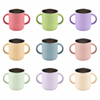 Lot de 7 pièces en silicone sans BPA pour bébé, comprenant assiette à succion, bol, tasse, bavoir, cuillère et fourchette en acier inoxydable 304, pour 0-12 mois