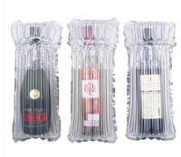 Nouveaux sacs à colonnes d'air gonflables transparents en plastique pour l'emballage de fruits, de lait en poudre, pour l'expédition protectrice des bouteilles de vin