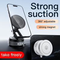 Support magnétique pour téléphone portable, support de téléphone portable portable pour voiture, mini support magnétique pour voiture, support magnétique pour téléphone portable à 360 degrés réglable