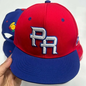 Cappello da Baseball <span class=keywords><strong>PR</strong></span> Porto Rico Personalizzato di Alta Qualità con Ricamo, Regolabile, Design Originale, Cappellino Snapback per Uomo, Vendita all'Ingrosso - Product Image 1