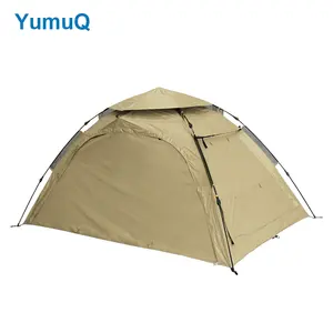 YumuQ Easy Tall Full Automatic Pop Up Camping Dome Open Pole Tent 2023 4-5 People Sun Shade