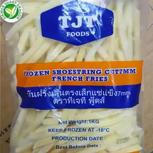 Export IQF Frozen Pre Fried Potato French Fries 6x6 7x7 9x9mm 12mm Peeled A Grade Manufactures Wholesale In-stock Fast-delivery