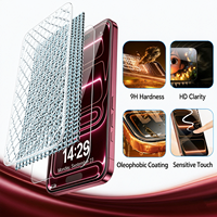 Protection d'écran en verre trempé HD 9H sans poussière, personnalisable avec logo OEM/ODM, directement de l'usine, pour iPhone 18 Pro Max avec kit d'alignement automatique