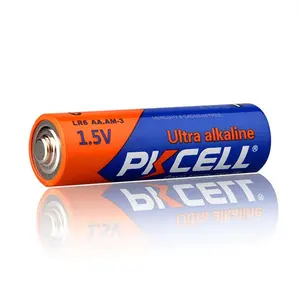 PKCELL Thương Hiệu Bán Hot Aa Lr6 1.5V Siêu Điện Alkaline Pin Mười Năm Cho Đồ Chơi Pin Aaa