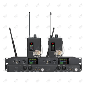 AC-330 High Quality Wireless Stereo Audio In Ear Monitor Low Latency 2.4G Wireless Monitor System Rack Mount <b>XLR</b> connector - Product Image 2