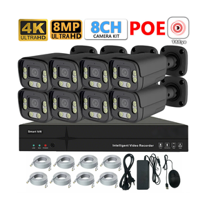 ชุดกล้องวงจรปิด TSEye 2MP 5MP 8CH XVR DVR AHD พร้อมระบบมองเห็นในเวลากลางคืน มุมมองกว้าง สีเต็มรูปแบบ ติดตามการเคลื่อนไหวของมนุษย์ - Product Image 1