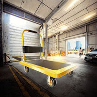 Chariot à main pliable en aluminium robuste, petit chariot de transport pliable, plate-forme OEM pour les outils de magasinage, les bagages, les chariots à bagages