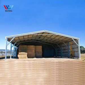 Chine Métal <span class=keywords><strong>jardin</strong></span> <span class=keywords><strong>garage</strong></span> hangar conception acier charpente préfabriqué extérieur hangar - Product Image 3