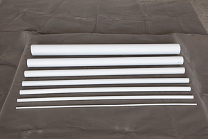 באיכות גבוהה בתולה <span class=keywords><strong>ptfe</strong></span> פלסטיק ערבוב מוט זכוכית מלא מלא <span class=keywords><strong>ptfe</strong></span> לבן מוצק פחמן פלדה עגול בר - Product Image 2