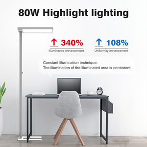 Lampadaire LED Tactile en Aluminium Personnalisable, Température de Couleur 3000K/4000K/6000K, CRI 98, 90LM/W, 9000 Lumens, Design Moderne - Product Image 3
