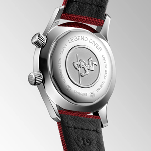 Montre mécanique automatique pour hommes, style sport, bracelet en tissu, lunette rotative, affichage de la date, montre-bracelet Longinesing - Product Image 6