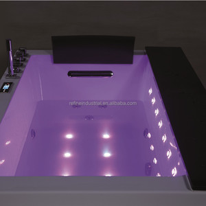 AFFINARE-Baignoire en acrylique encastrée de 1.7m <span class=keywords><strong>avec</strong></span> hydromassage pour jacuzzi, bain à remous intégré, pour intérieur, appartement, salle de bain, 1 personne - Product Image 2