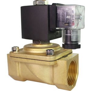 Vanne solénoïde en laiton Covna 2W31, orifice de 25 mm, pour eau, air, huile, usage industriel - Product Image 2