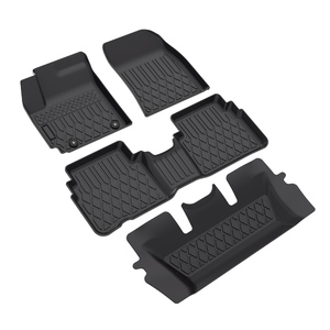 เสื่อปูพื้นรถยนต์ TPE 3D อุปกรณ์ตกแต่งภายในรถยนต์สำหรับ Kia CARENS Forte Telluride พรมรถยนต์ - Product Image 1