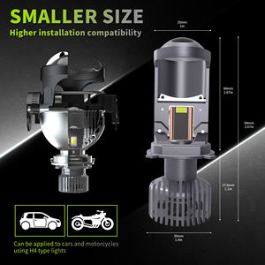 Nuevo Faro LED H4 de Alta Potencia de 6000K, 12V, 140W, 14000LM con Lente de Proyector y Luz Alta/Baja para Vehículos de Turismo - Product Image 3