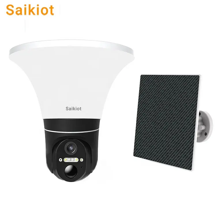 Saikiot-cámara de seguridad inalámbrica para exteriores, sistema de videovigilancia de red, 3MP, 4MP, baja potencia, UBox, PIR, 360 Web, Ptz, 4G, Solar, Ip, Wifi