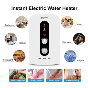 Chauffe-eau électrique instantané avec pompe silencieuse à conversion de fréquence et double bouton de réglage pour zones à basse pression - Product Image 6