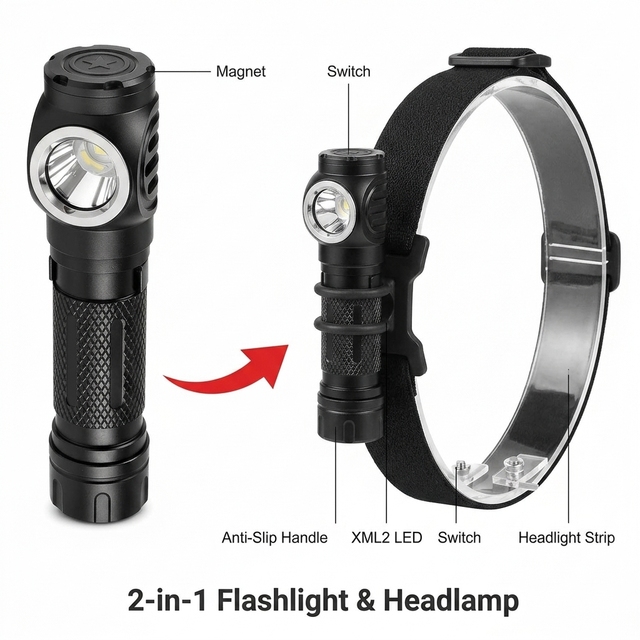 Wholesale High Power Torch Flashlight XML2 Zoomable Waterproof Camp Lamp Light Rechargeable Camping LED Flashlights