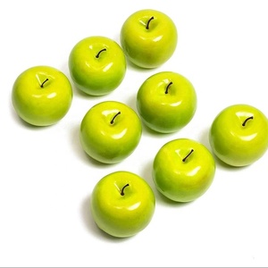 Мини искусственные зеленые яблоки, искусственная Реалистичная еда, кухонные реквизиты, искусственная Реалистичная пластиковая модель, украшение для дома, тематическая вечеринка - Product Image 4