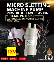 Pompe à eau 12V 1,2 a 600l/H, pompe à eau solaire d'aquarium 5m à trois cœurs Micro moteur Submersible pompe à eau