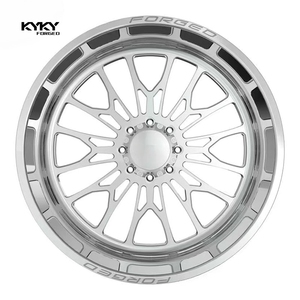 Jantes en alliage forgé KYKY, sur mesure, légères, design concave, finition <span class=keywords><strong>gris</strong></span> canon, garantie à vie, 30 mm/40 mm - Product Image 1