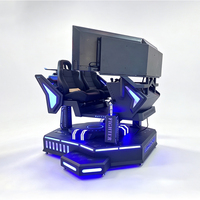 Simulador de Carreras VR 9D de Tres Pantallas y Tres Ejes, Máquinas de Arcade Metálicas para Uso Doméstico, Centros Comerciales o Parques de Aventuras