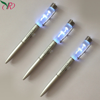 Stylo flottant magique en plastique de stylo de lumière de LED de prix usine avec le flotteur liquide pour des buts promotionnels