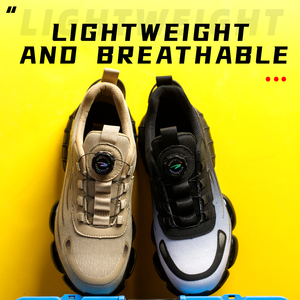 Rotating Button Safety <b>Shoes</b> <b>Men</b> Puncture-Proof <b>Work</b> Sneakers Protective <b>Shoes</b> Brand Indestructible Steel Toe <b>Shoes</b> <b>Work</b> Boots - Product Image 4