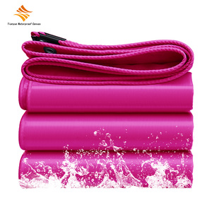 Custom Reinforced Edges Rip-Stop Rubberized PVC Tarpaulin Industry Covering Vinyl Coated Polyester <b>Tarps</b> for Trucks - Product Image 4