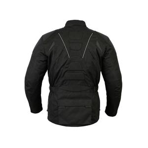 Veste textile noire Cordura en nylon respirant de meilleur design pour la course de moto pour les motards et les aventures nommée équipe de motocross - Product Image 2